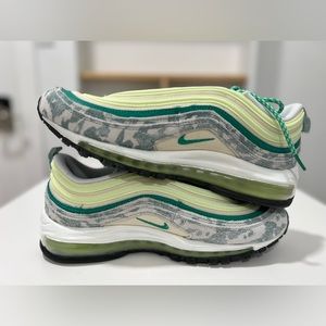 Like new Nike Air Max 97 Barely Volt Camo Coconut Milk Green DX3946 100
